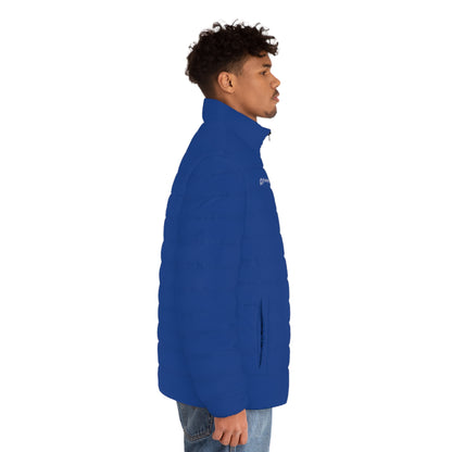 Dark Blue Men's Puffer Jacket