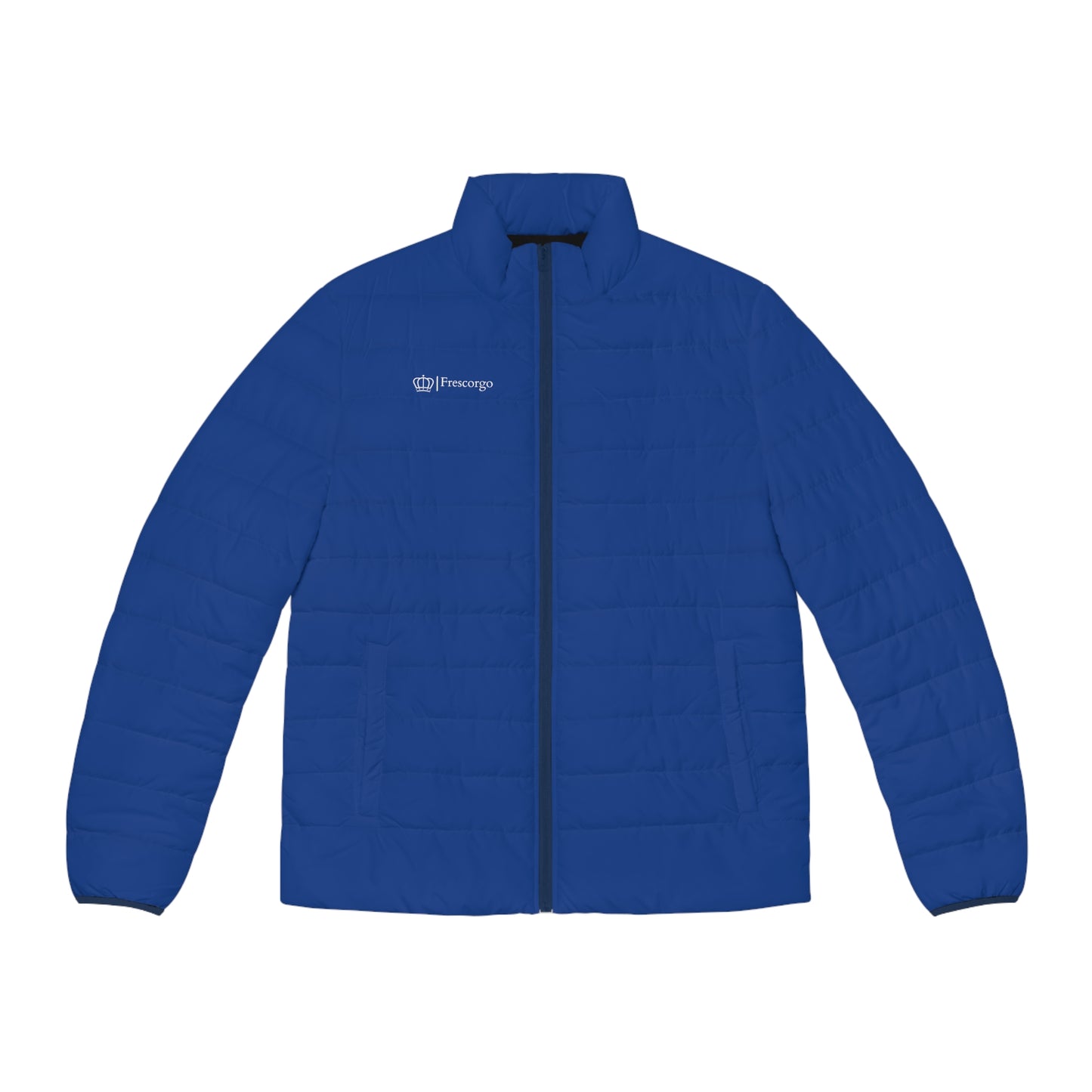 Dark Blue Men's Puffer Jacket