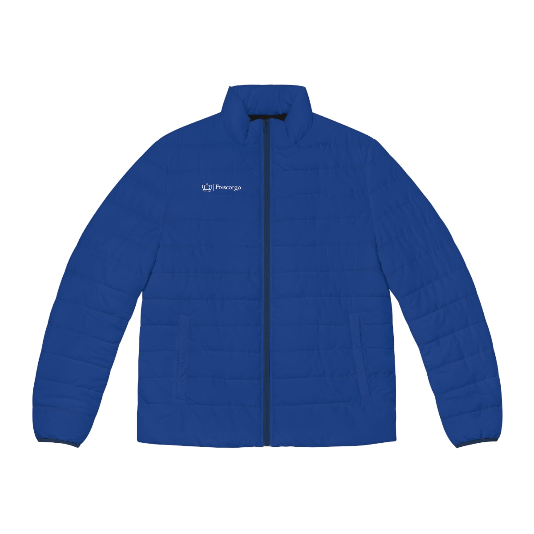 Dark Blue Men's Puffer Jacket