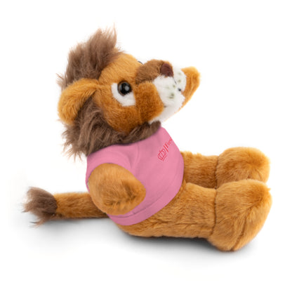 Animales de peluche con camiseta 