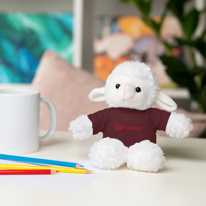 Animales de peluche con camiseta 