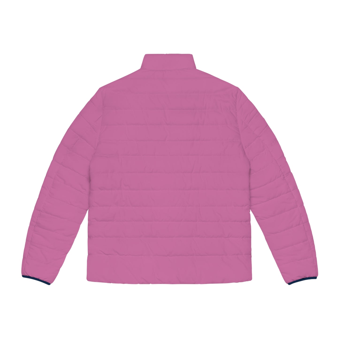 Flamingo Pink Men's Puffer Jacket