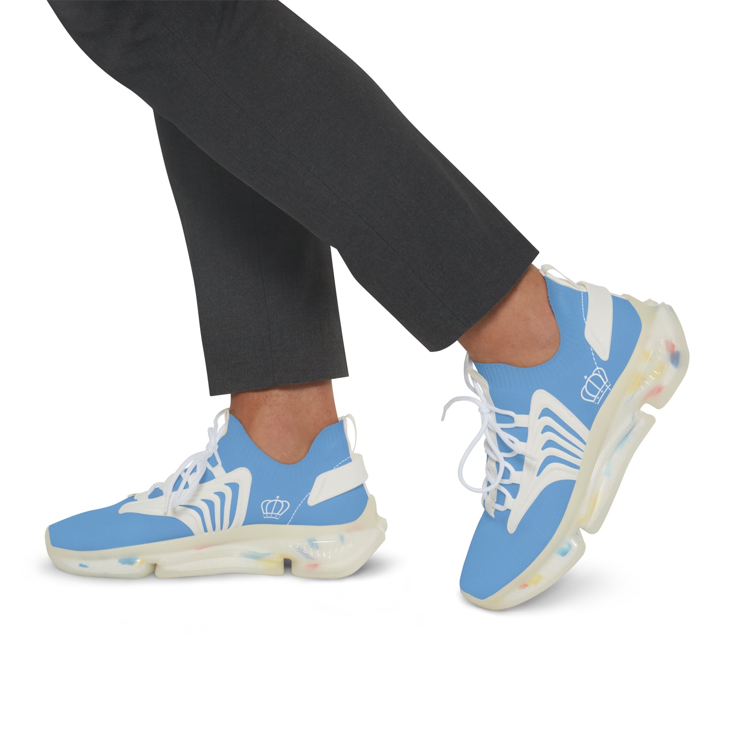 Fusion 30 Men's Baby Blue Mesh Sneaker’s