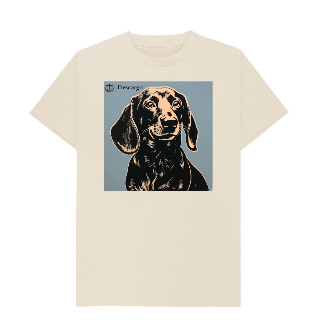 Oat Men\u2019s Frescorgo Yellow and Black Dog Tee