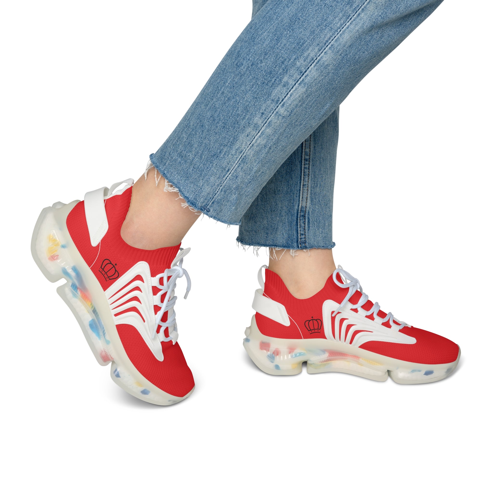 Fusion 30 Women's Red Mesh Sneakers