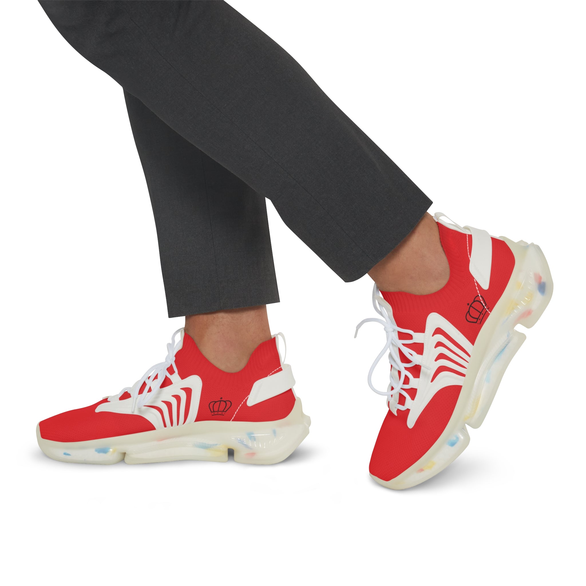 Fusion 30 Men's Red Mesh Sneakers