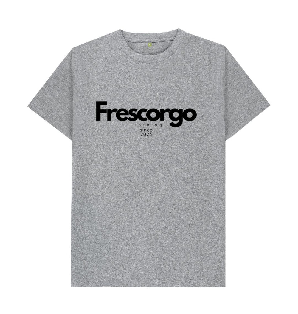 Athletic Grey Men\u2019s Organic Cotton Modern Frescorgo Clothing Tee