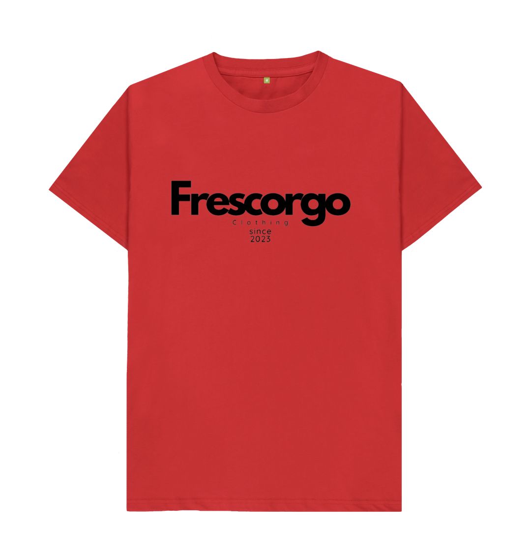 Red Men\u2019s Organic Cotton Modern Frescorgo Clothing Tee