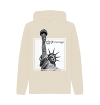 Oat Printed Hoody Front