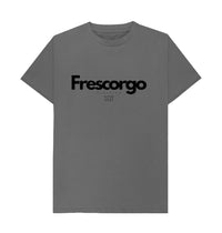 Slate Grey Men\u2019s Organic Cotton Modern Frescorgo Clothing Tee