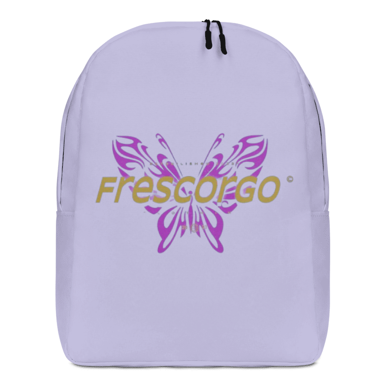 Frescorgo Purple Butterfly Minimalist Backpack