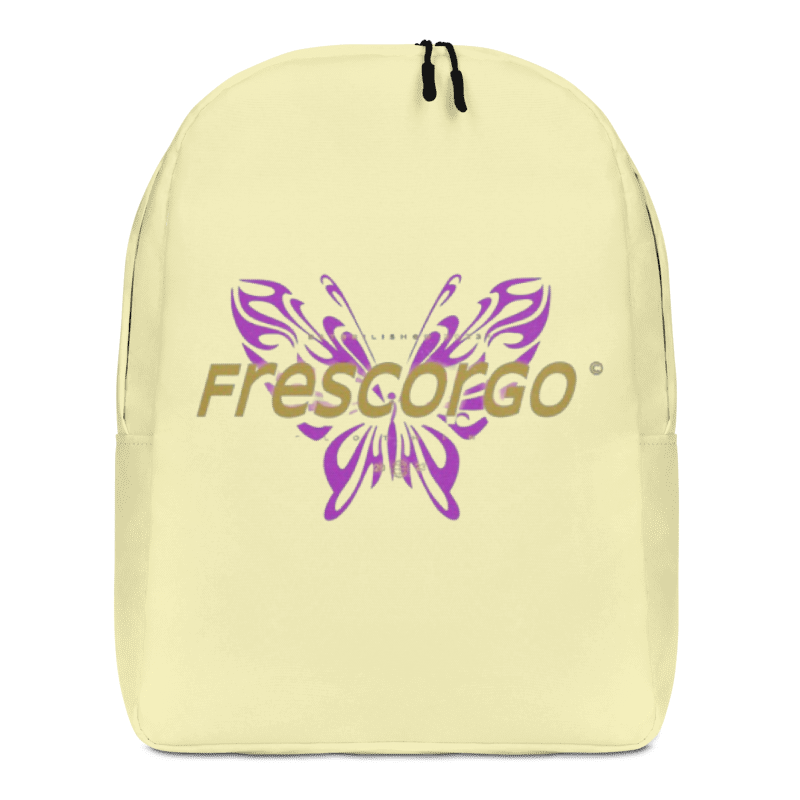 Frescorgo Yellow Butterfly Minimalist Backpack