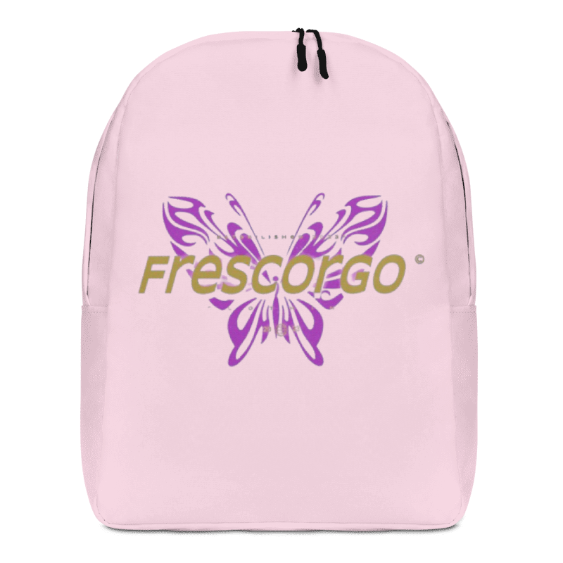 Frescorgo Butterfly Pink Minimalist Backpack