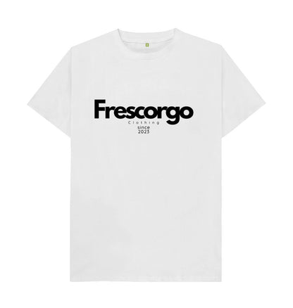 White Men\u2019s Organic Cotton Modern Frescorgo Clothing Tee