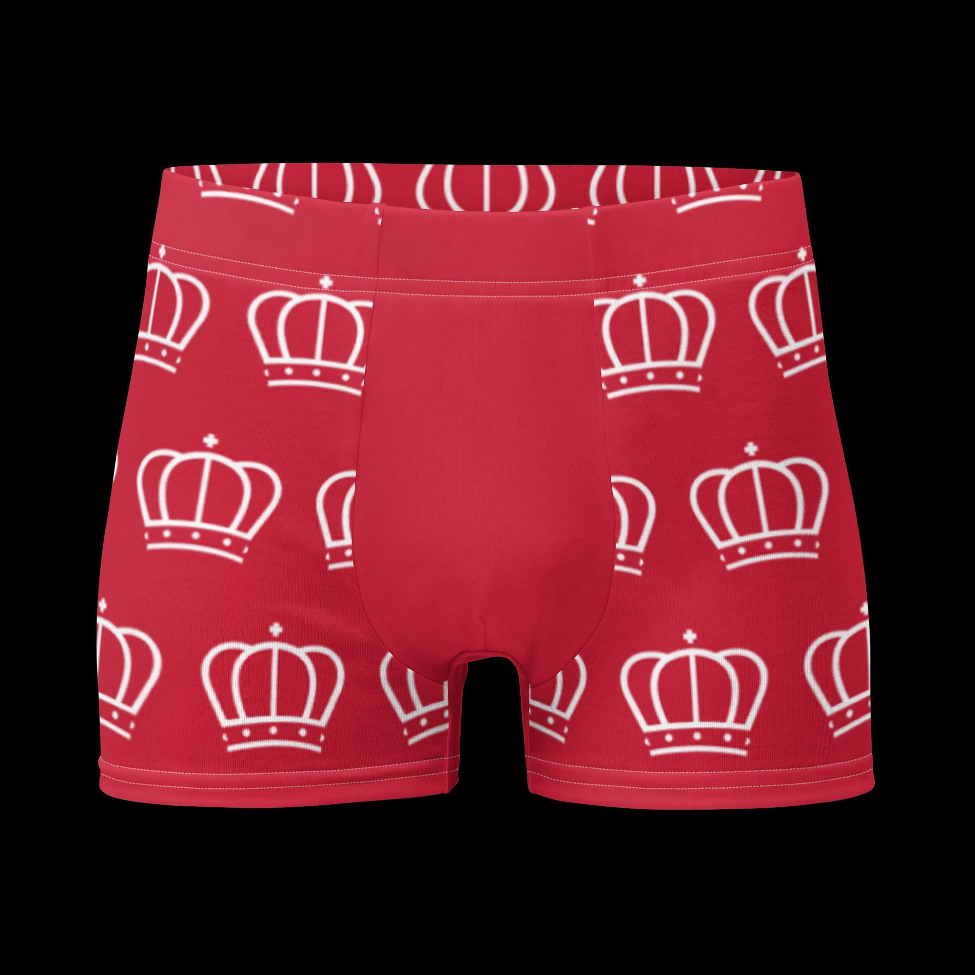 Red and White Boxer Briefs