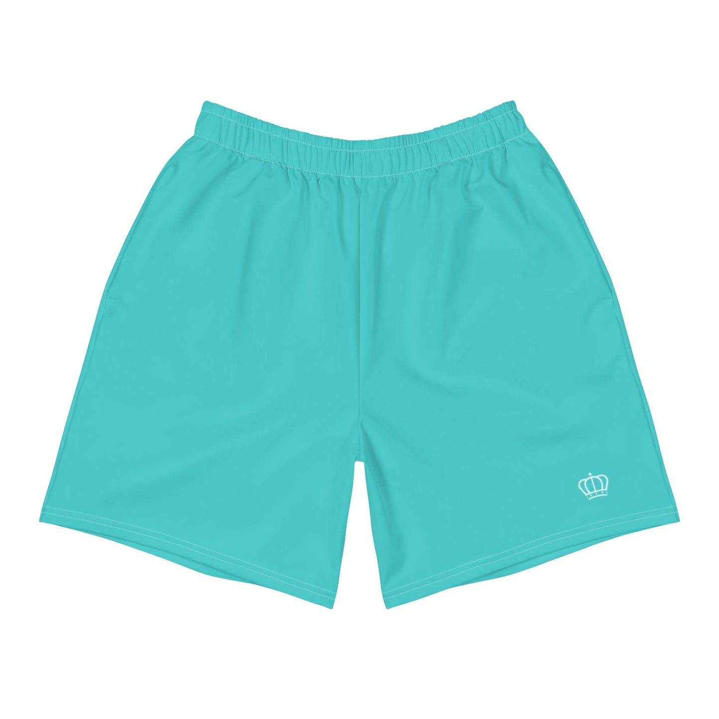 Turquoise Men's Recycled Athletic Shorts