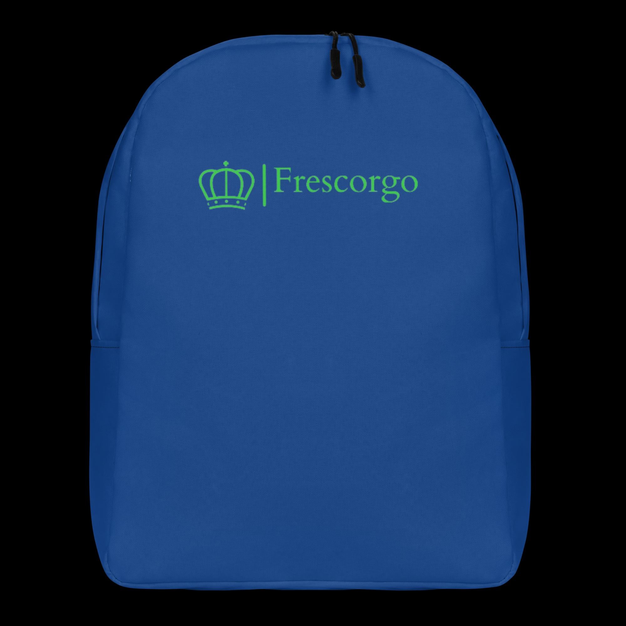 Ocean Blue Minimalist Backpack