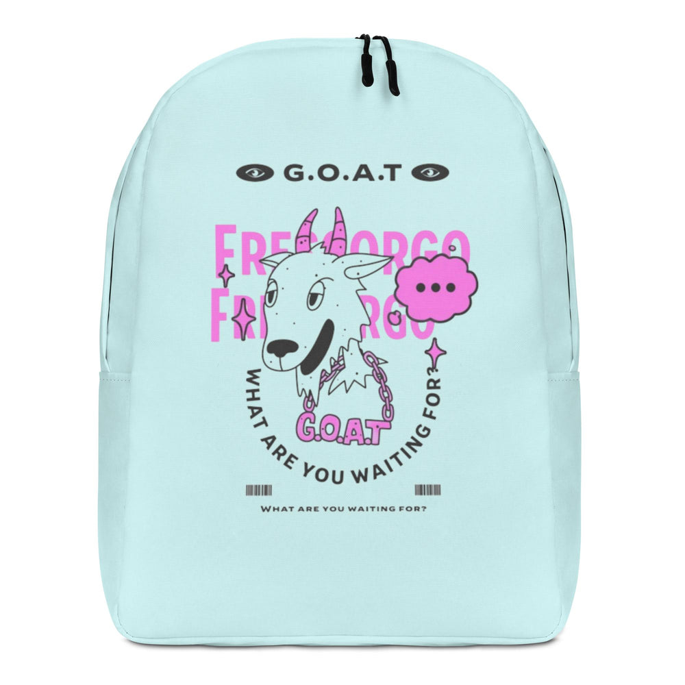 Pastel Blue Frescorgo G.O.A.T Minimalist Backpack