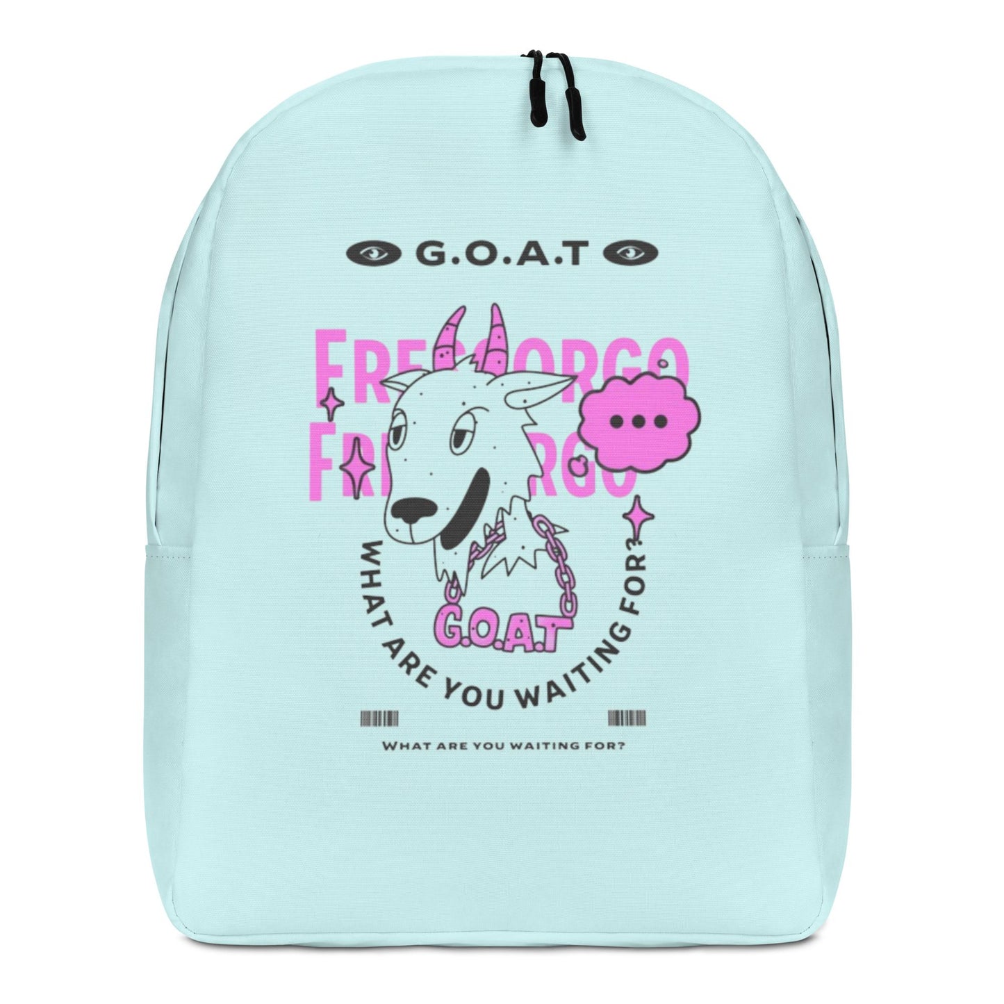 Pastel Blue Frescorgo G.O.A.T Minimalist Backpack