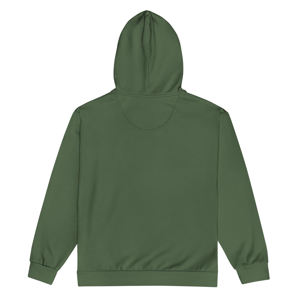 Eco Grass Green Unisex zip hoodie