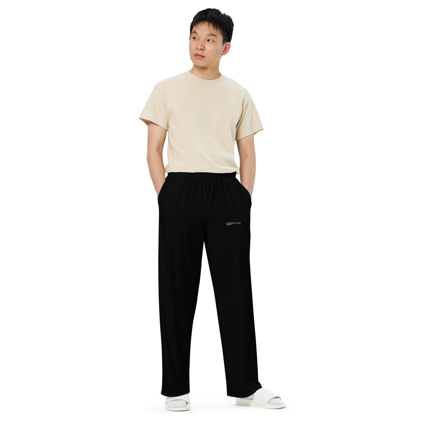 Frescorgo All Black unisex wide-leg pants