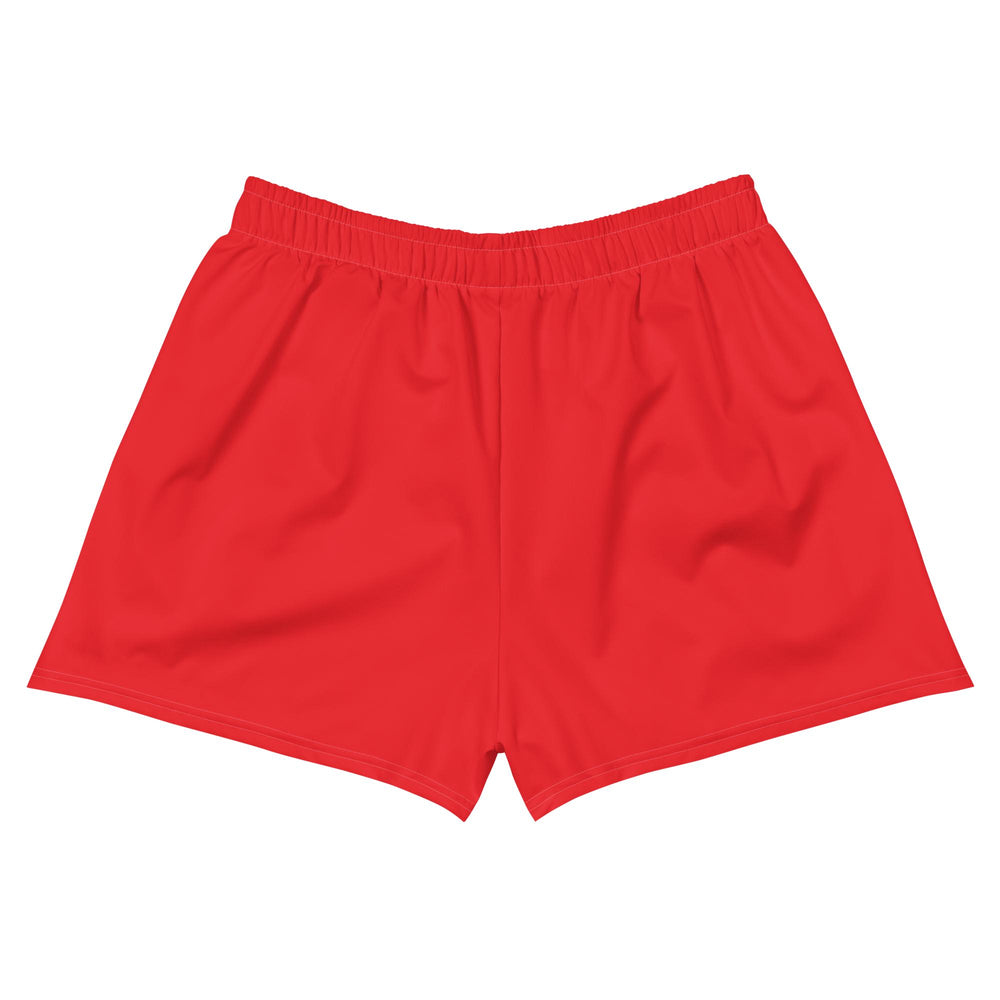 Rose Red Women’s Recycled Athletic Shorts