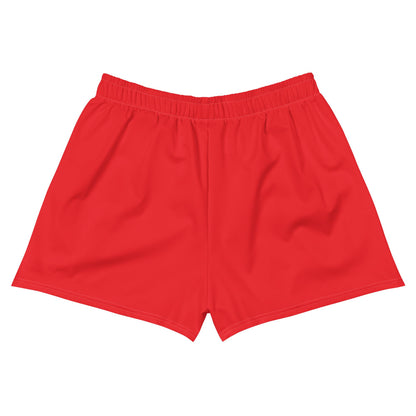 Rose Red Women’s Recycled Athletic Shorts