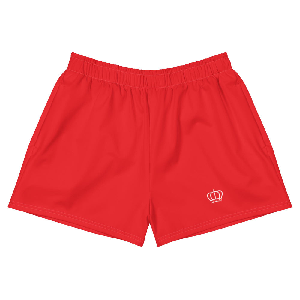 Rose Red Women’s Recycled Athletic Shorts