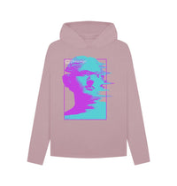 Mauve Women\u2019s Blurry Statue Hoodie