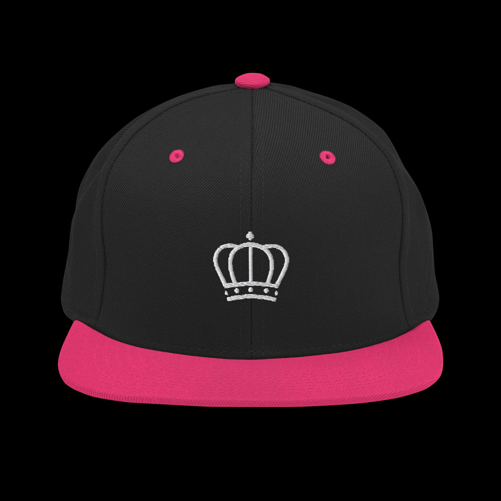 Pearl White Crown Snapback Hat