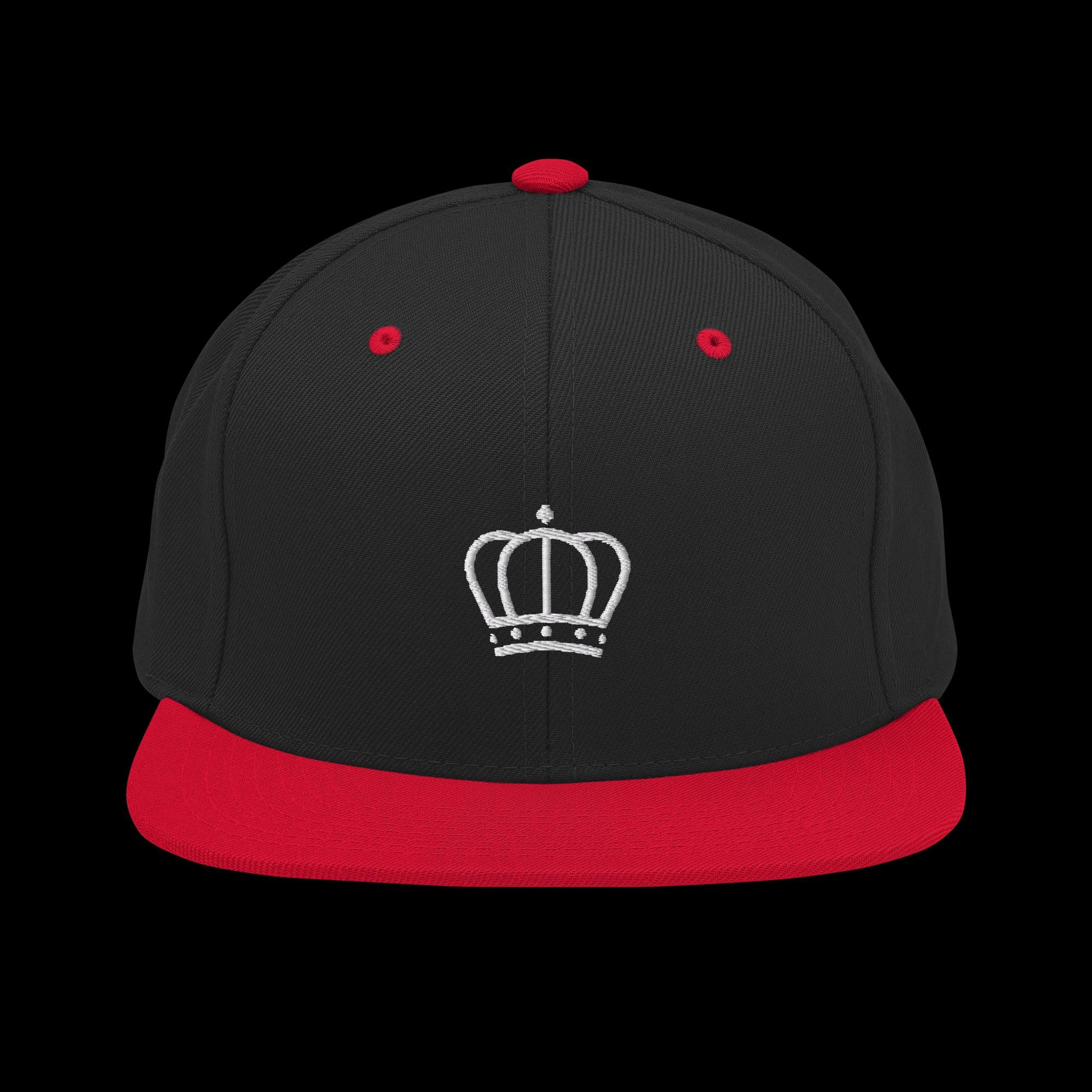 Pearl White Crown Snapback Hat