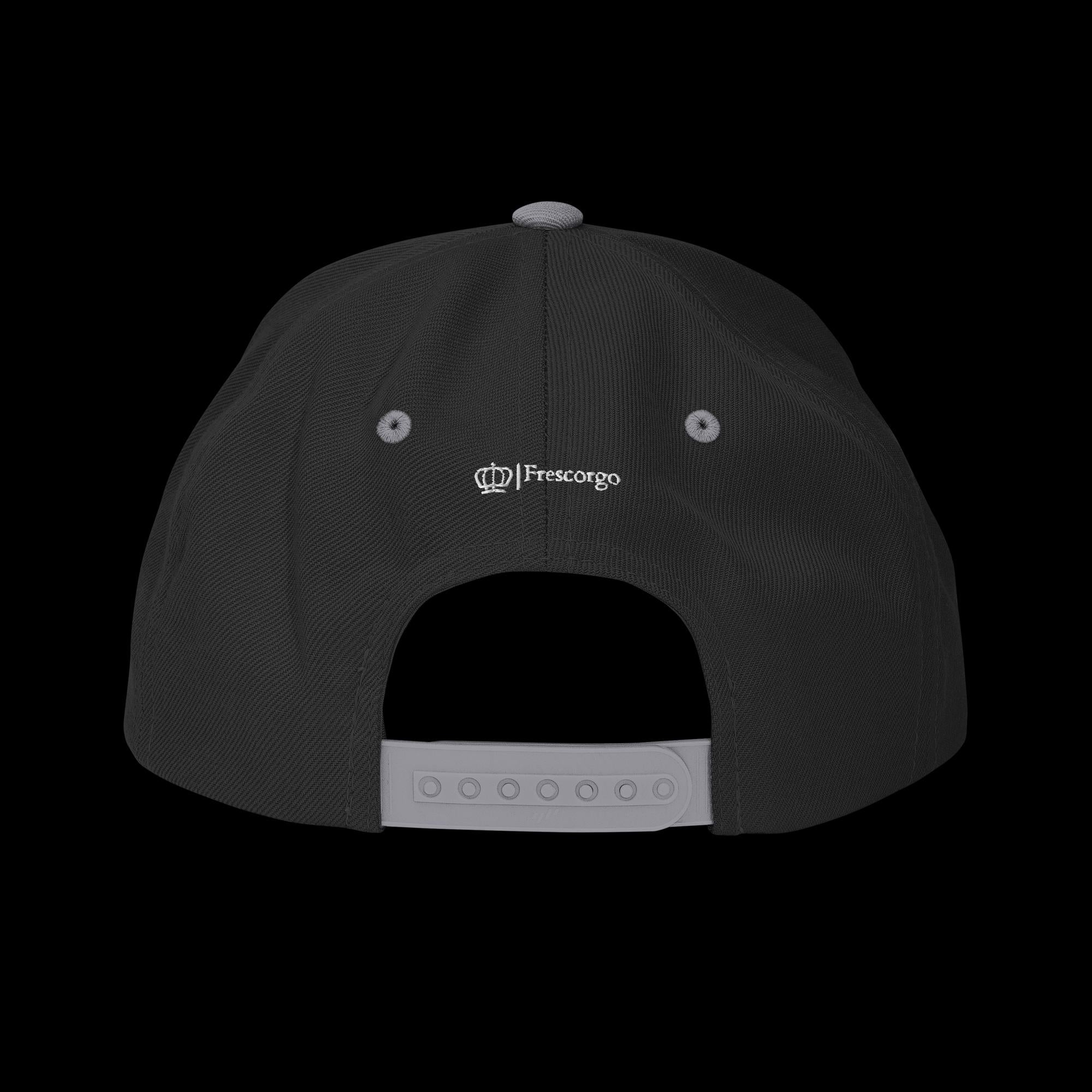 Pearl White Crown Snapback Hat