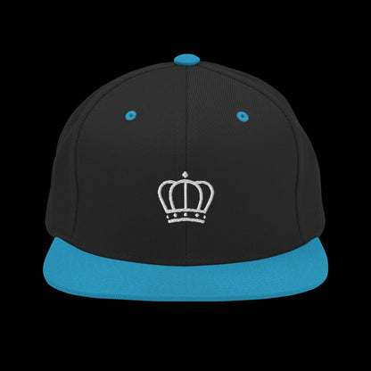 Pearl White Crown Snapback Hat