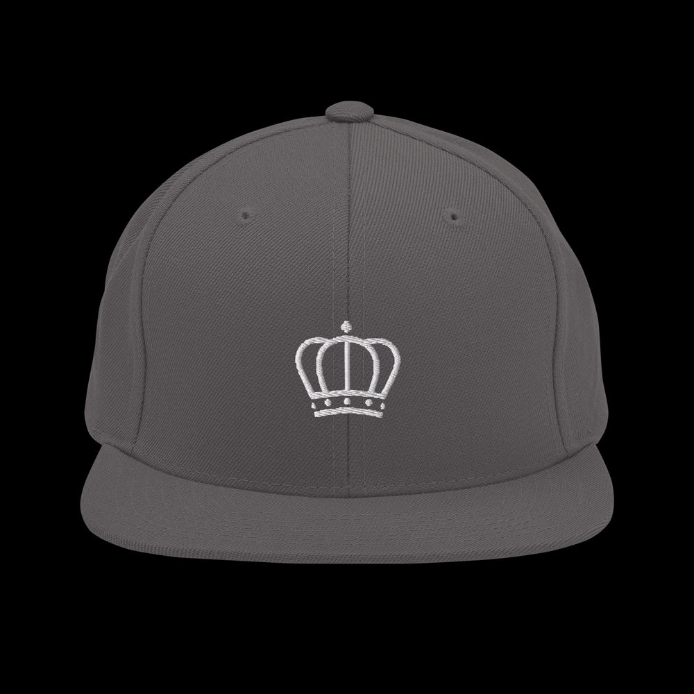 Pearl White Crown Snapback Hat