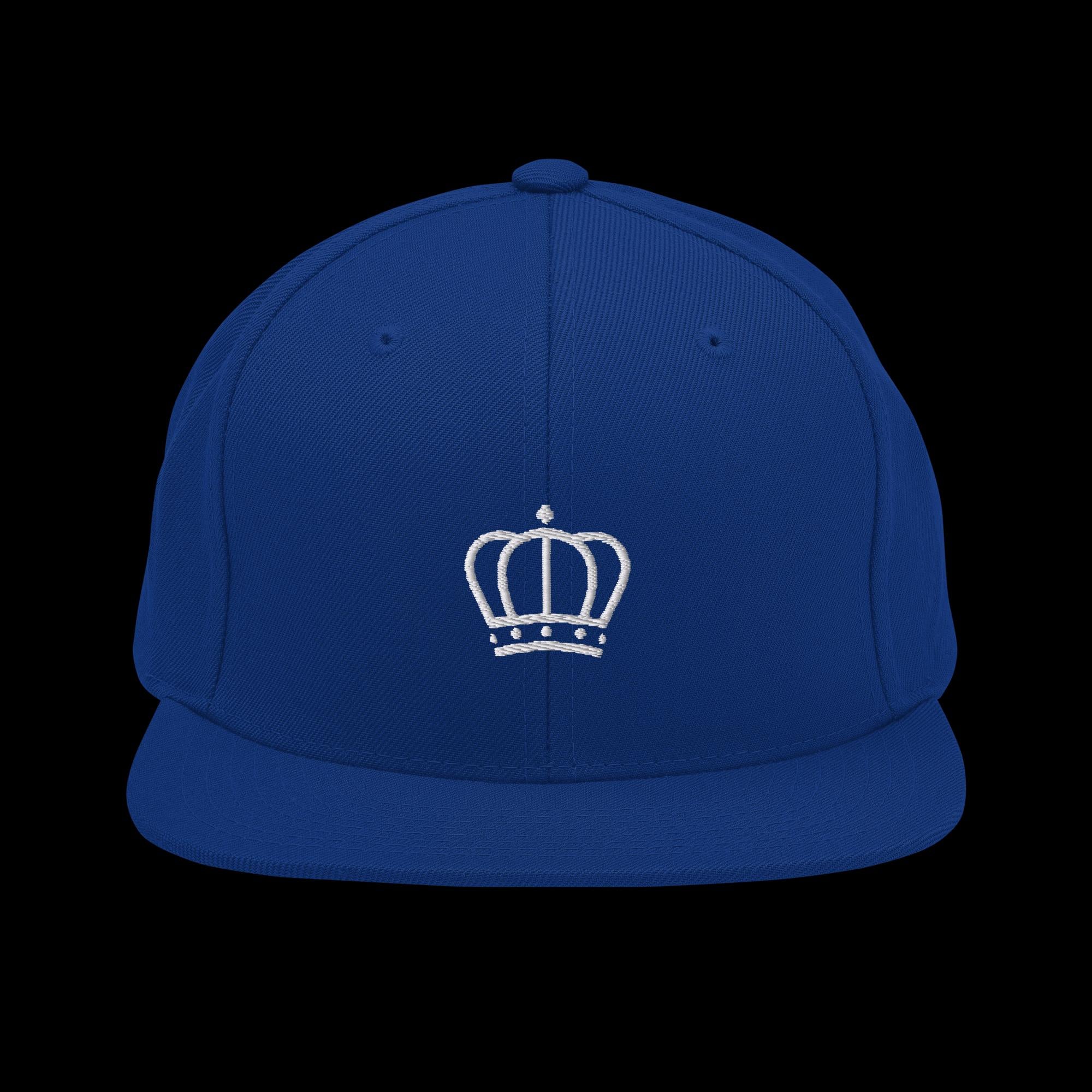 Pearl White Crown Snapback Hat