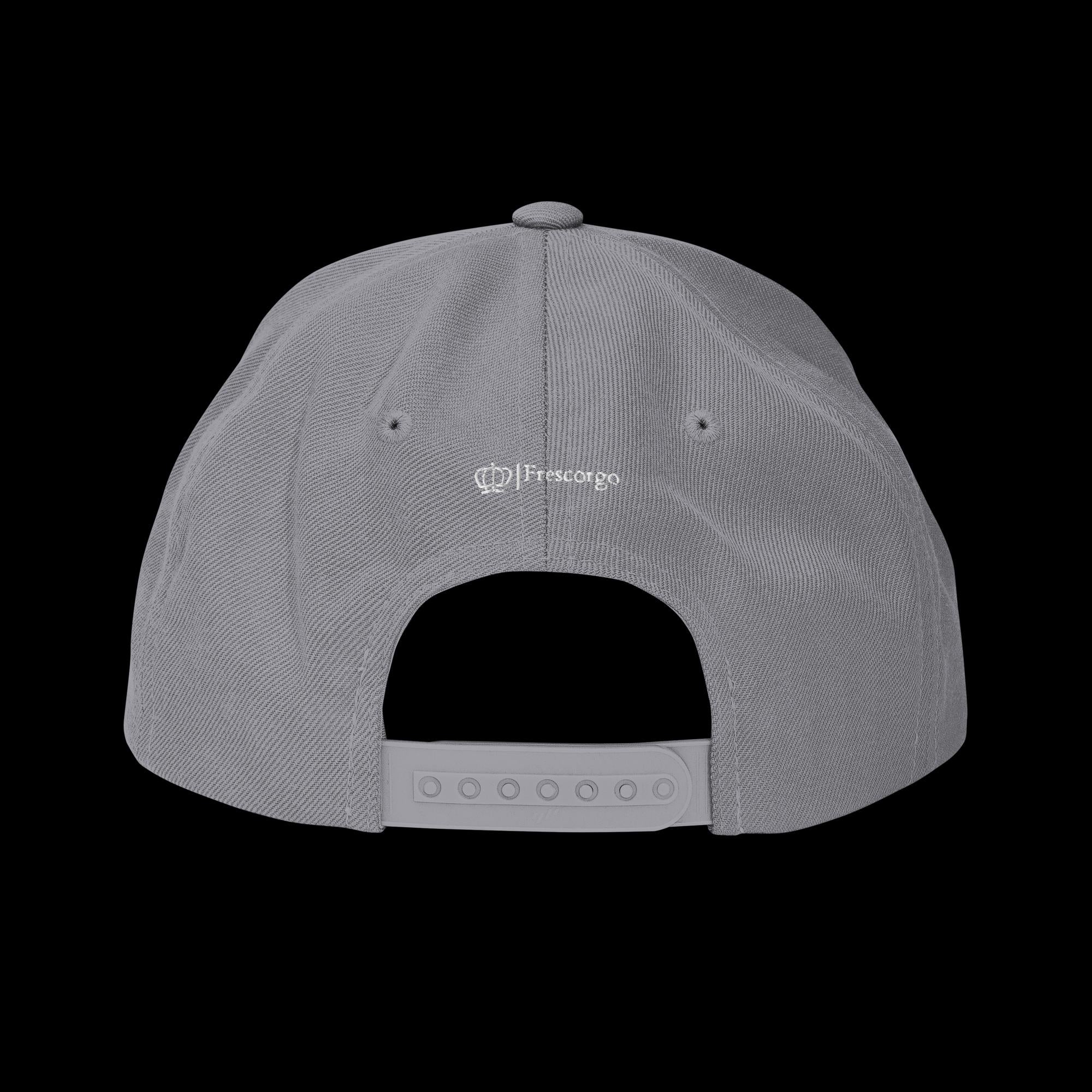 Pearl White Crown Snapback Hat