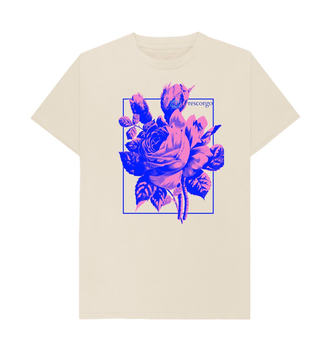 Oat Men\u2019s Retro Flower T- Shirt