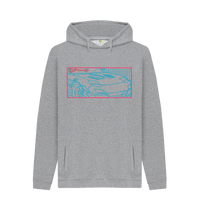 Light Heather Printed Hoody Front