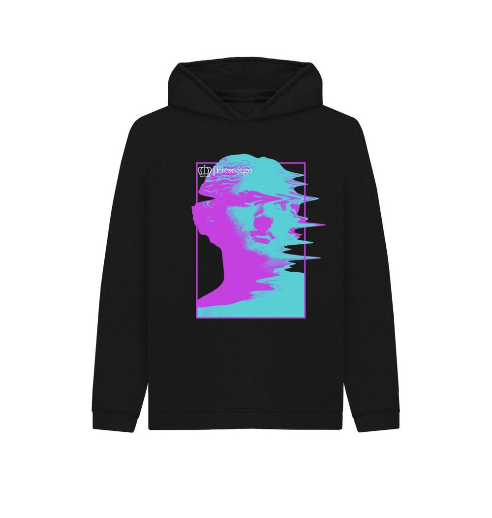 Black Men\u2019s Blurry Statue Hoodie