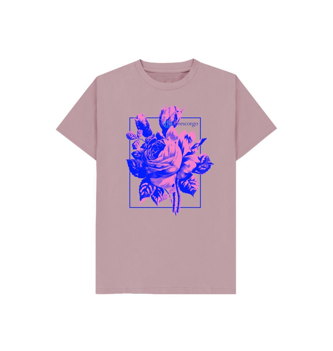 Mauve Kid\u2019s Retro Flower T- Shirt