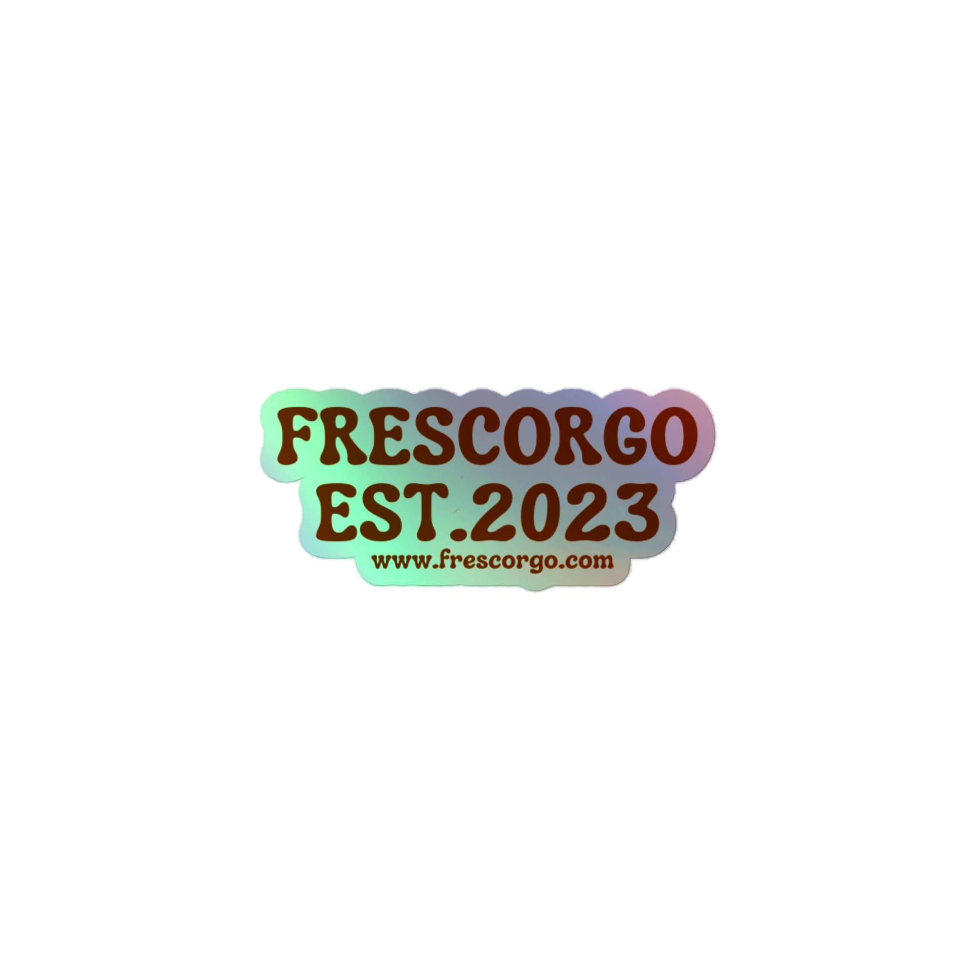 Retro Est.2023 Holographic Stickers