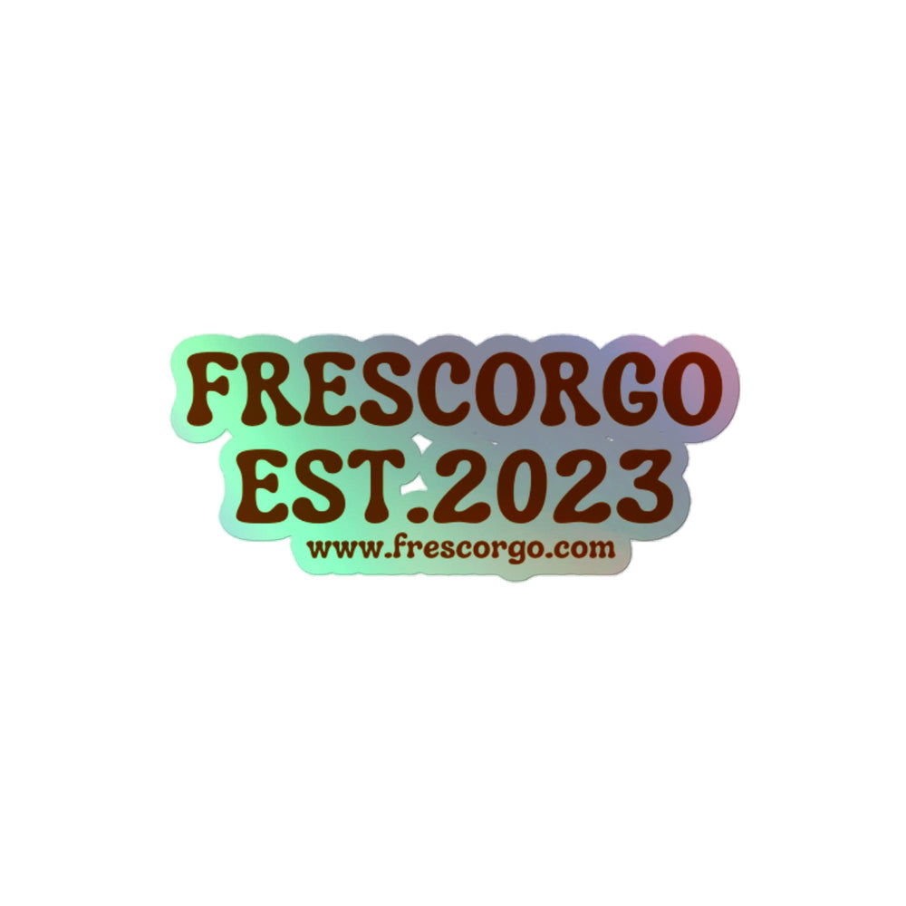 Retro Est.2023 Holographic stickers