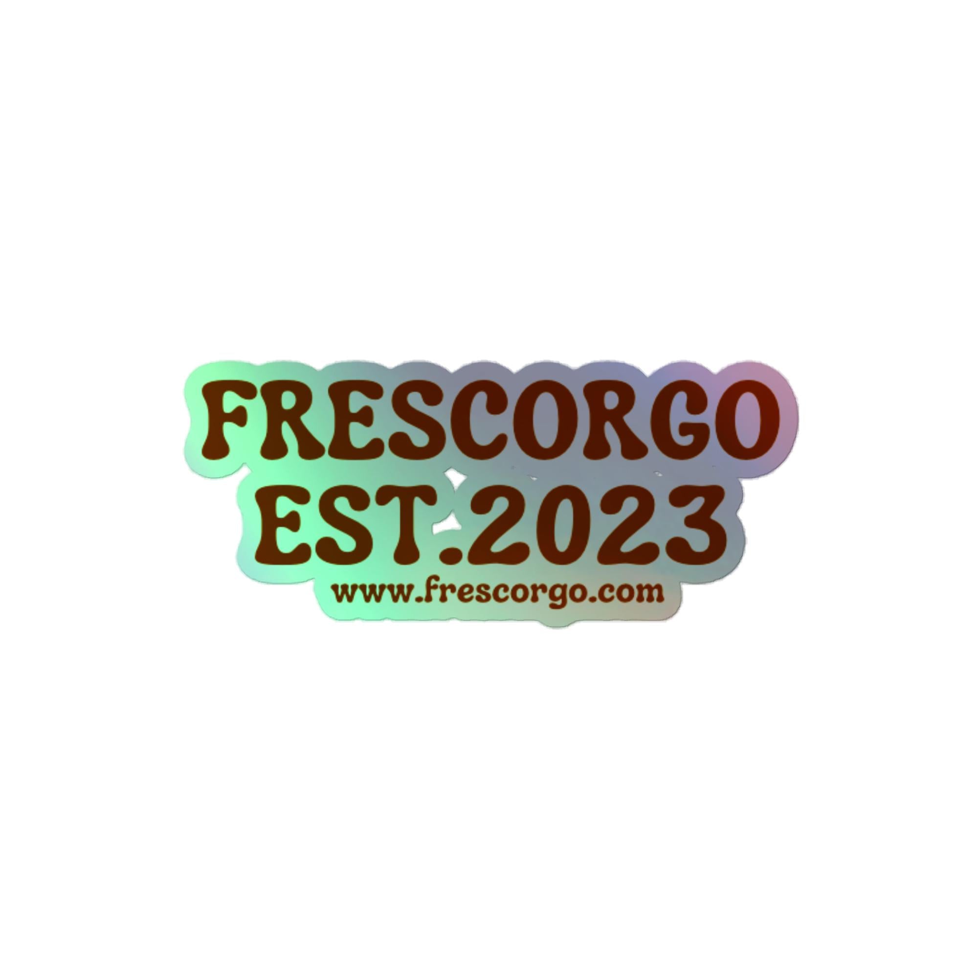 Retro Est.2023 Holographic Stickers