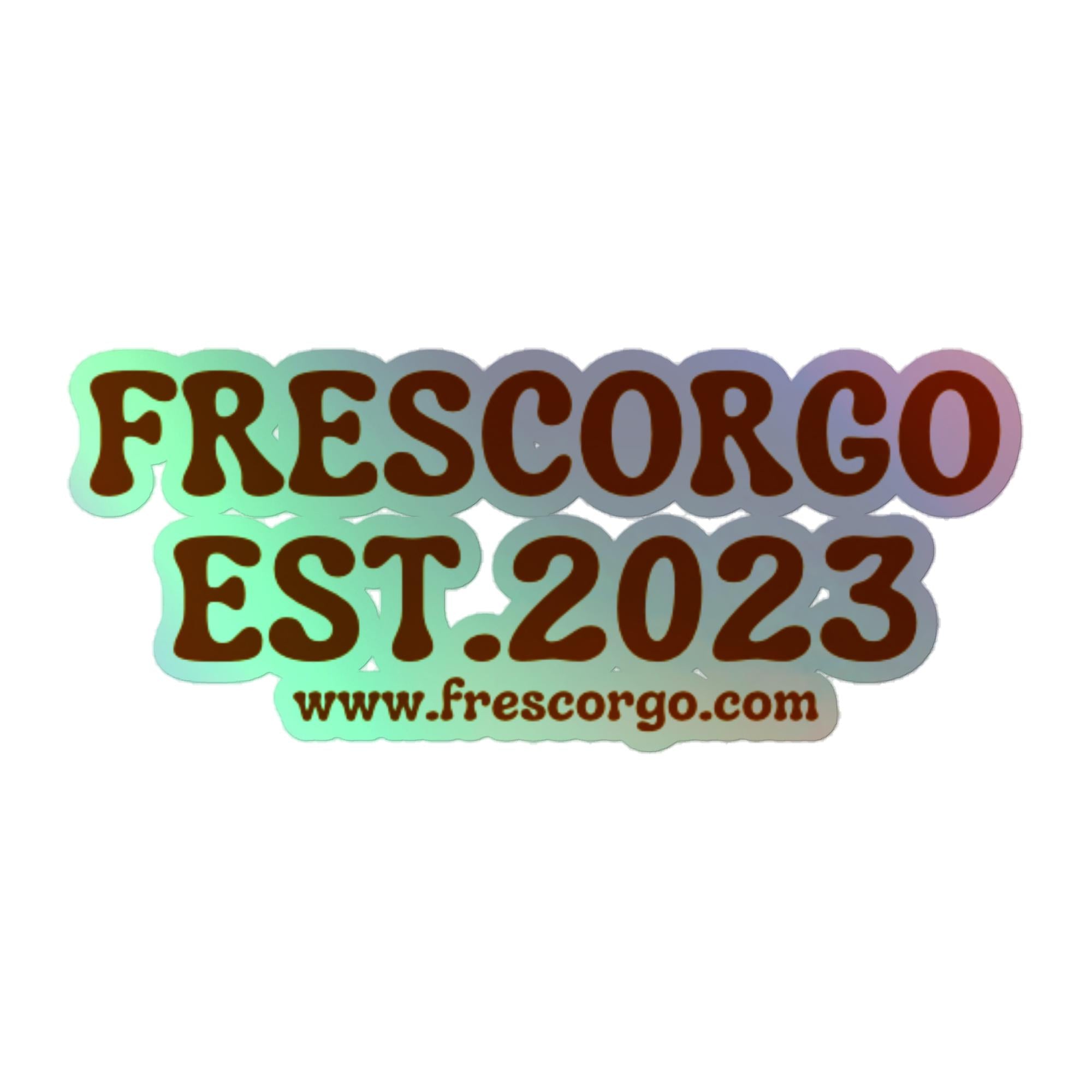 Retro Est.2023 Holographic stickers