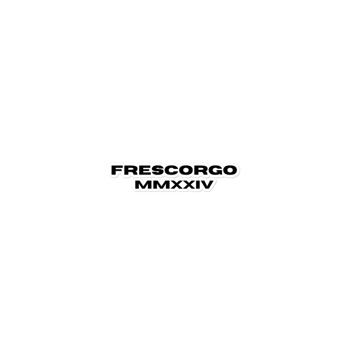 Frescorgo 2024 Bubble-free stickers