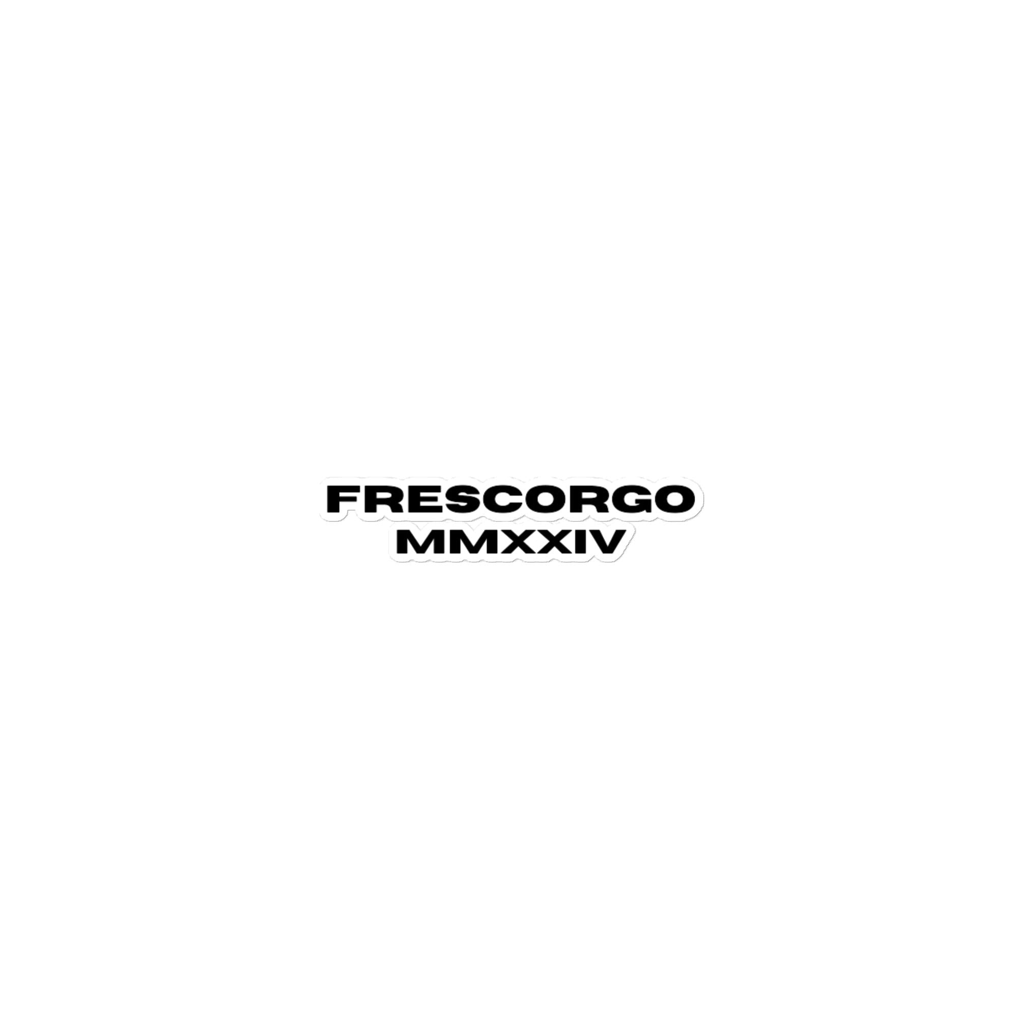 Frescorgo 2024 Bubble-free stickers