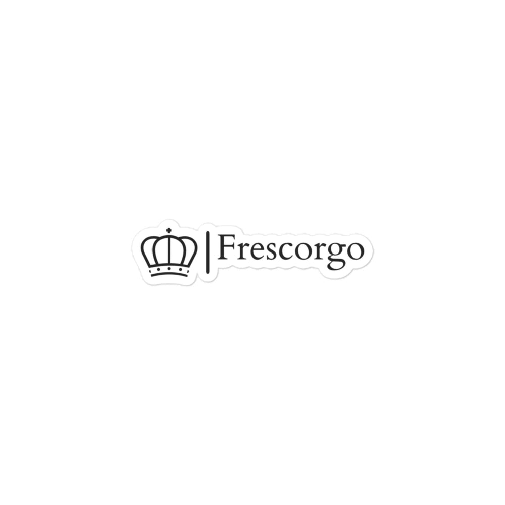 The Frescorgo Bubble-free sticker