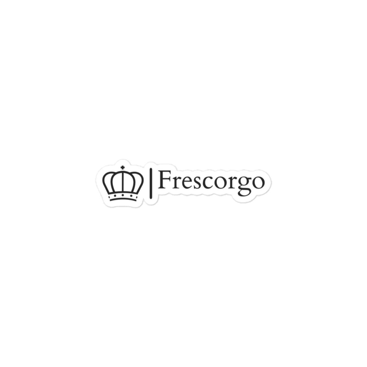 The Frescorgo Bubble-free sticker