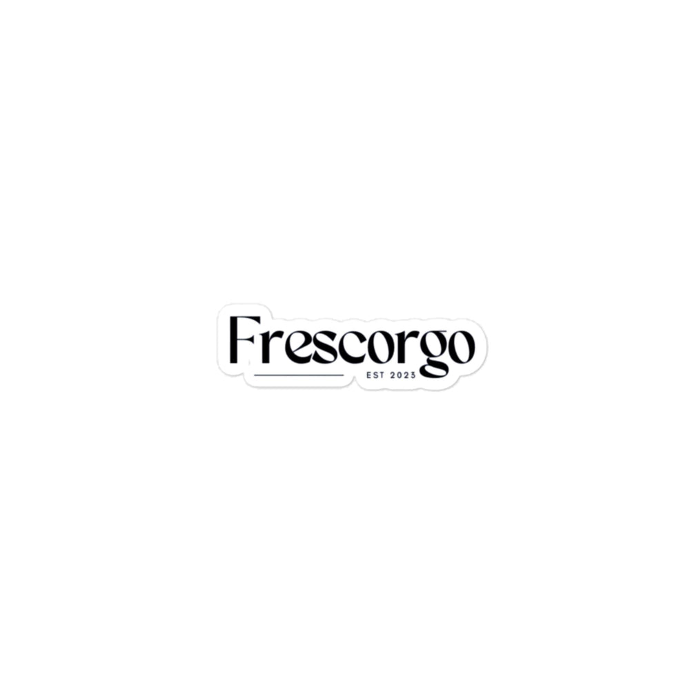 Vintage Frescorgo Bubble-free sticker