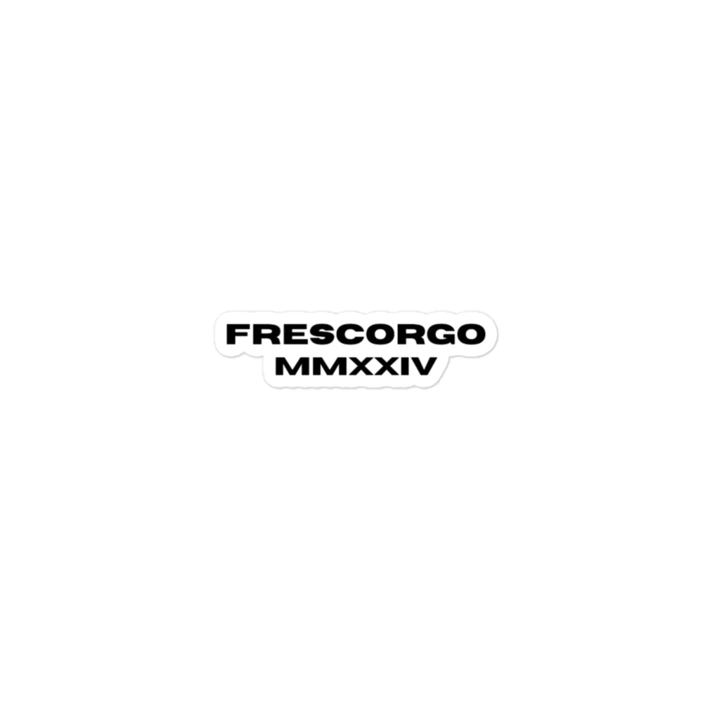 Frescorgo 2024 Bubble-free stickers